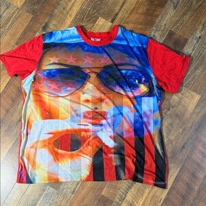 Sex Money Weed Patriotic Graphic Tee | All-Over Print | Rare 6XL